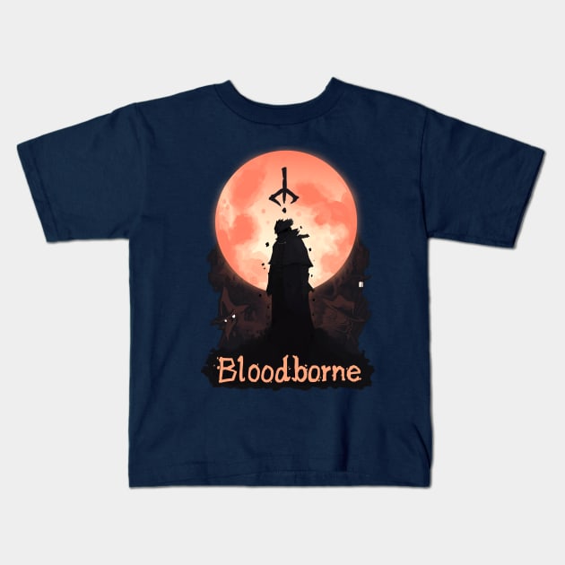 Paleblood Moon Kids T-Shirt by chuylol